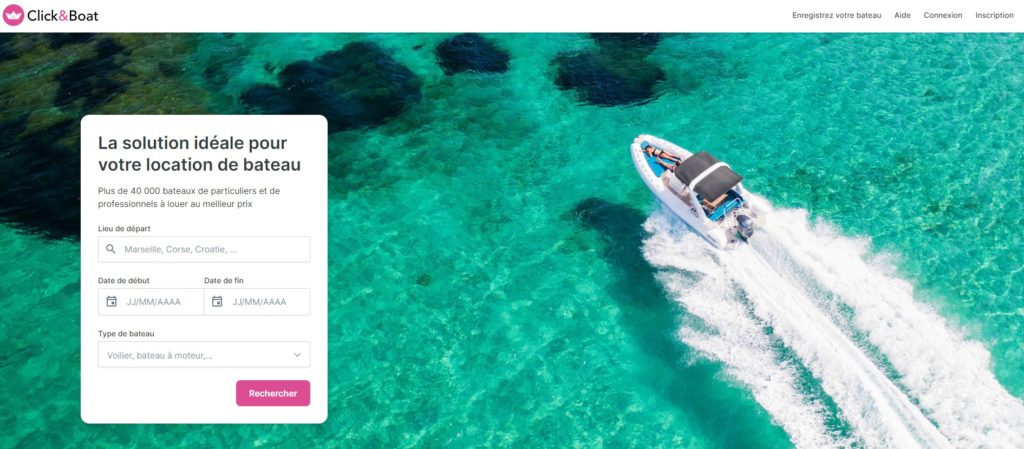 Click and boat une plateforme innovante de location de bateaux