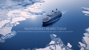 Le commandant charcot des croisieres ponant est un navire silencieux et respectueux de l environnement