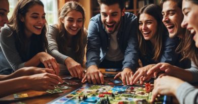 Personnes autour d'un jeu de société